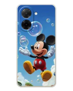Чехол для Xiaomi Poco C71 с картинкой «Mickey и мыльные пузыри» Чехол для Xiaomi Poco C71 с картинкой «Mickey и мыльные пузыри»