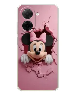 Чехол для Xiaomi Poco C71 с картинкой «Минни сквозь стену» Чехол для Xiaomi Poco C71 с картинкой «Минни сквозь стену»