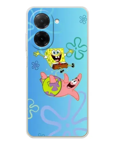 Чохол для Xiaomi Poco C71 з картинкою «Спанч Боб та Патрік» Чохол для Xiaomi Poco C71 з картинкою «Спанч Боб та Патрік»