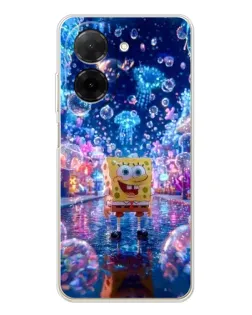 Чехол для Xiaomi Poco C71 с картинкой «Неоновый океан» Чехол для Xiaomi Poco C71 с картинкой «Неоновый океан»