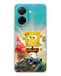 Чехол для Xiaomi Poco C71 с картинкой «Спанч Боб победитель» Чехол для Xiaomi Poco C71 с картинкой «Спанч Боб победитель»