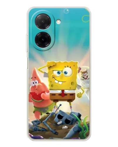 Чохол для Xiaomi Poco C71 з картинкою «Спанч Боб переможець» Чохол для Xiaomi Poco C71 з картинкою «Спанч Боб переможець»