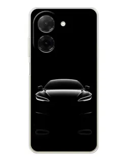 Чехол для Xiaomi Poco C71 с картинкой «Силуэт Tesla Night» Чехол для Xiaomi Poco C71 с картинкой «Силуэт Tesla Night»