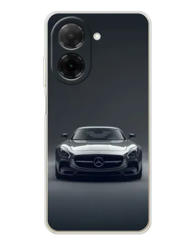 Чехол для Xiaomi Poco C71 с картинкой «Mercedes на черном» Чехол для Xiaomi Poco C71 с картинкой «Mercedes на черном»