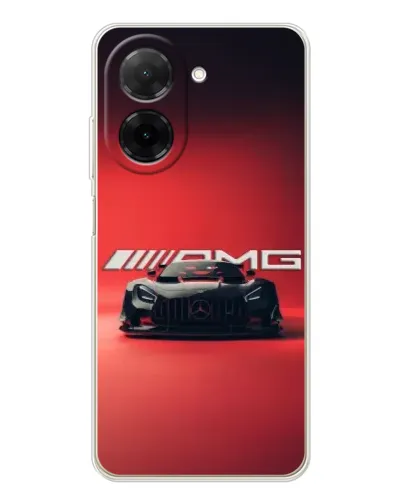 Чехол для Xiaomi Poco C71 с картинкой «Mercedes AMG — красная линия» Чехол для Xiaomi Poco C71 с картинкой «Mercedes AMG — красная линия»