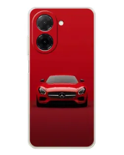 Чехол для Xiaomi Poco C71 с картинкой «Красный Mercedes AMG» Чехол для Xiaomi Poco C71 с картинкой «Красный Mercedes AMG»