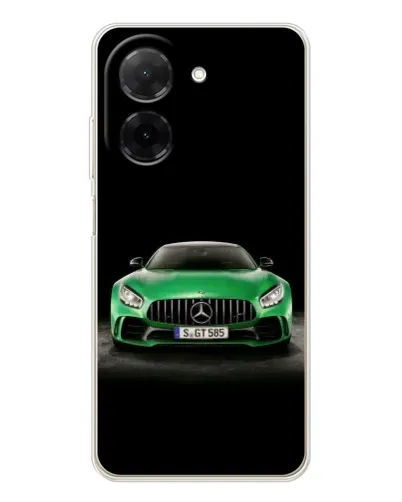 Чехол для Xiaomi Poco C71 с картинкой «Mercedes — неоновый лого» Чехол для Xiaomi Poco C71 с картинкой «Mercedes — неоновый лого»