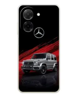Чехол для Xiaomi Poco C71 с картинкой «Mercedes G-Class красный» Чехол для Xiaomi Poco C71 с картинкой «Mercedes G-Class красный»