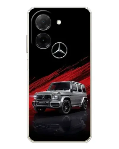 Чехол для Xiaomi Poco C71 с картинкой «Mercedes G-Class красный» Чехол для Xiaomi Poco C71 с картинкой «Mercedes G-Class красный»
