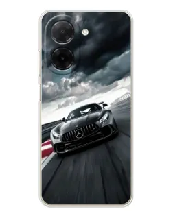 Чехол для Xiaomi Poco C71 с картинкой «Гоночный Mercedes AMG» Чехол для Xiaomi Poco C71 с картинкой «Гоночный Mercedes AMG»