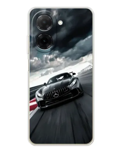 Чехол для Xiaomi Poco C71 с картинкой «Гоночный Mercedes AMG» Чехол для Xiaomi Poco C71 с картинкой «Гоночный Mercedes AMG»