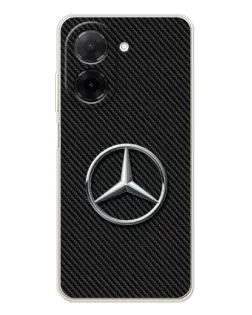 Чехол для Xiaomi Poco C71 с картинкой «Карбоновый Mercedes стиль» Чехол для Xiaomi Poco C71 с картинкой «Карбоновый Mercedes стиль»
