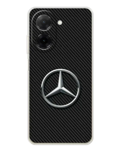 Чехол для Xiaomi Poco C71 с картинкой «Карбоновый Mercedes стиль» Чехол для Xiaomi Poco C71 с картинкой «Карбоновый Mercedes стиль»