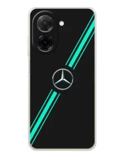 Чехол для Xiaomi Poco C71 с картинкой «Спортивные линии Mercedes» Чехол для Xiaomi Poco C71 с картинкой «Спортивные линии Mercedes»