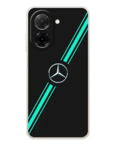 Чехол для Xiaomi Poco C71 с картинкой «Спортивные линии Mercedes» Чехол для Xiaomi Poco C71 с картинкой «Спортивные линии Mercedes»