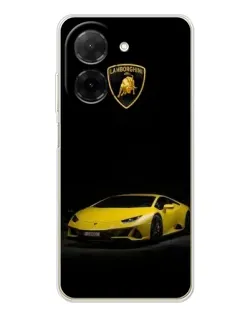 Чехол для Xiaomi Poco C71 с картинкой «Lamborghini желтый акцент» Чехол для Xiaomi Poco C71 с картинкой «Lamborghini желтый акцент»