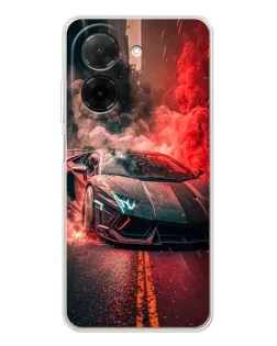 Чехол для Xiaomi Poco C71 с картинкой «Lamborghini красный дым» Чехол для Xiaomi Poco C71 с картинкой «Lamborghini красный дым»