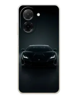 Чехол для Xiaomi Poco C71 с картинкой «Черный Lamborghini Aventador» Чехол для Xiaomi Poco C71 с картинкой «Черный Lamborghini Aventador»