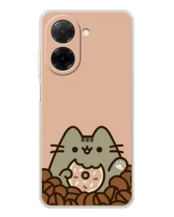 Чехол для Xiaomi Poco C71 с картинкой «Кофейный Пушин» Чехол для Xiaomi Poco C71 с картинкой «Кофейный Пушин»