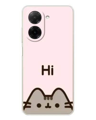Чохол для Xiaomi Poco C71 з картинкою «Пушин каже Hi» Чохол для Xiaomi Poco C71 з картинкою «Пушин каже Hi»