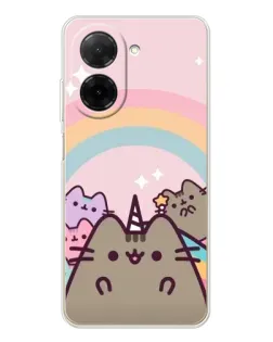 Чехол для Xiaomi Poco C71 с картинкой «Единорог Pusheen» Чехол для Xiaomi Poco C71 с картинкой «Единорог Pusheen»
