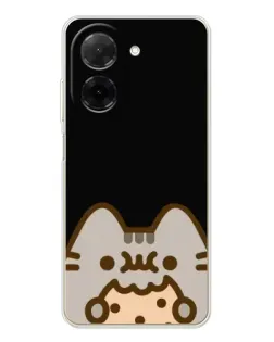 Чохол для Xiaomi Poco C71 з картинкою «Пушин на чорному»