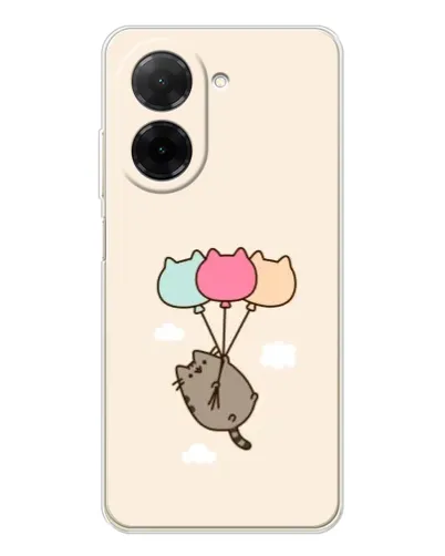 Чохол для Xiaomi Poco C71 з картинкою «Пушин на кульках» Чохол для Xiaomi Poco C71 з картинкою «Пушин на кульках»