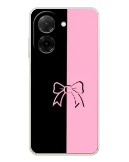 Чехол для Xiaomi Poco C71 с картинкой «Половинки банта» Чехол для Xiaomi Poco C71 с картинкой «Половинки банта»
