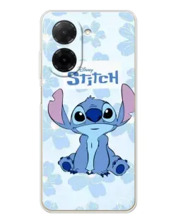 Чохол для Xiaomi Poco C71 з картинкою «Stitch серед квітів»
