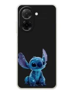 Чохол для Xiaomi Poco C71 з картинкою «Стіч на чорному»