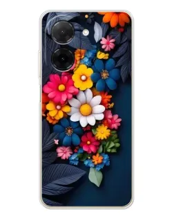 Чехол для Xiaomi Poco C71 с картинкой «Цветочная феерия» Чехол для Xiaomi Poco C71 с картинкой «Цветочная феерия»