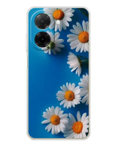 Чехол для Xiaomi Poco C71 с картинкой «Белоснежные маргаритки»