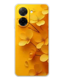 Чехол для Xiaomi Poco C71 с картинкой «Золотые лепестки» Чехол для Xiaomi Poco C71 с картинкой «Золотые лепестки»