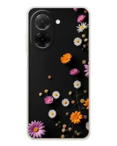 Чехол для Xiaomi Poco C71 с картинкой «Цветочная композиция»