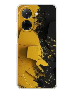 Чехол для Xiaomi Poco C71 с картинкой «Золотые осколки геометрии» Чехол для Xiaomi Poco C71 с картинкой «Золотые осколки геометрии»