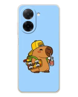 Чехол для Xiaomi Poco C71 с картинкой «Капибара на скейте» Чехол для Xiaomi Poco C71 с картинкой «Капибара на скейте»