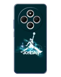 Чохол для Xiaomi Poco C75 з картинкою «Jordan Blue Fire» Чохол для Xiaomi Poco C75 з картинкою «Jordan Blue Fire»