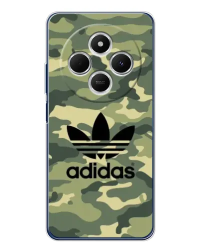 Чехол для Xiaomi Poco C75 с картинкой «Милитари стиль Adidas» Чехол для Xiaomi Poco C75 с картинкой «Милитари стиль Adidas»