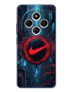 Чохол для Xiaomi Poco C75 з картинкою «Техногенний стиль Nike»