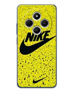 Чохол для Xiaomi Poco C75 з картинкою «Жовтий текстурний Nike»