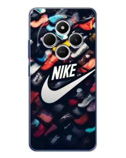 Чохол для Xiaomi Poco C75 з картинкою «Колекція кросівок Nike»
