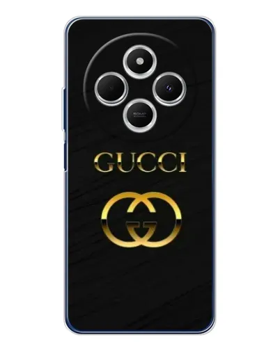 Чехол для Xiaomi Poco C75 с картинкой «Золотой логотип Gucci» Чехол для Xiaomi Poco C75 с картинкой «Золотой логотип Gucci»