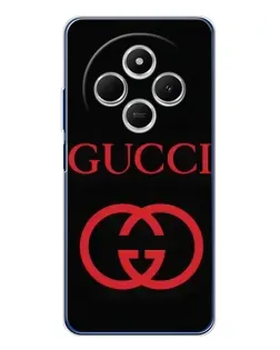 Чехол для Xiaomi Poco C75 с картинкой «Gucci — красный логотип» Чехол для Xiaomi Poco C75 с картинкой «Gucci — красный логотип»