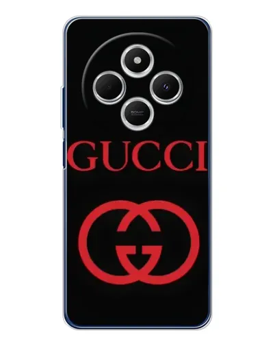 Чехол для Xiaomi Poco C75 с картинкой «Gucci — красный логотип» Чехол для Xiaomi Poco C75 с картинкой «Gucci — красный логотип»