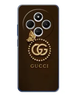 Чехол для Xiaomi Poco C75 с картинкой «Gucci — золотая бабочка» Чехол для Xiaomi Poco C75 с картинкой «Gucci — золотая бабочка»