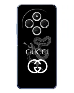 Чехол для Xiaomi Poco C75 с картинкой «Gucci — серебряная змея» Чехол для Xiaomi Poco C75 с картинкой «Gucci — серебряная змея»
