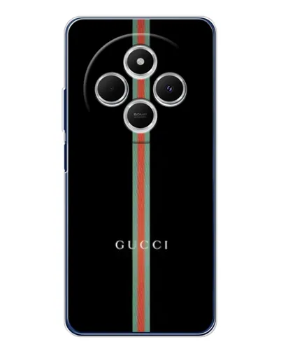 Чехол для Xiaomi Poco C75 с картинкой «Gucci — строгая линия» Чехол для Xiaomi Poco C75 с картинкой «Gucci — строгая линия»