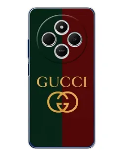 Чехол для Xiaomi Poco C75 с картинкой «Gucci — темно-зеленый градиент» Чехол для Xiaomi Poco C75 с картинкой «Gucci — темно-зеленый градиент»