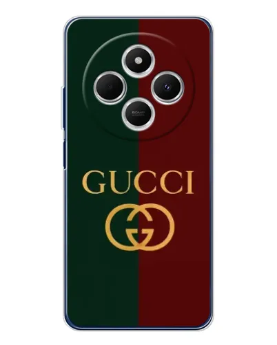 Чехол для Xiaomi Poco C75 с картинкой «Gucci — темно-зеленый градиент» Чехол для Xiaomi Poco C75 с картинкой «Gucci — темно-зеленый градиент»