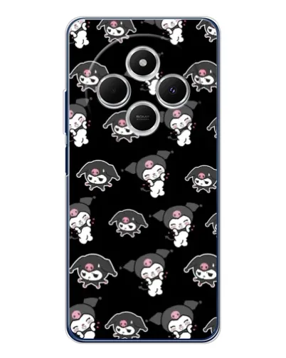 Чохол для Xiaomi Poco C75 з картинкою «Чорний паттерн Kuromi» Чохол для Xiaomi Poco C75 з картинкою «Чорний паттерн Kuromi»